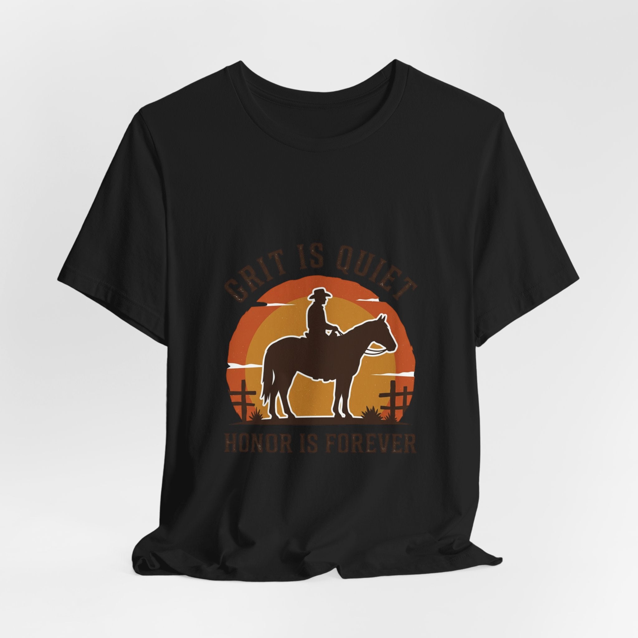 Grit Is Quiet Cowboy Tee | Western Americana, Vintage Rodeo Frontier