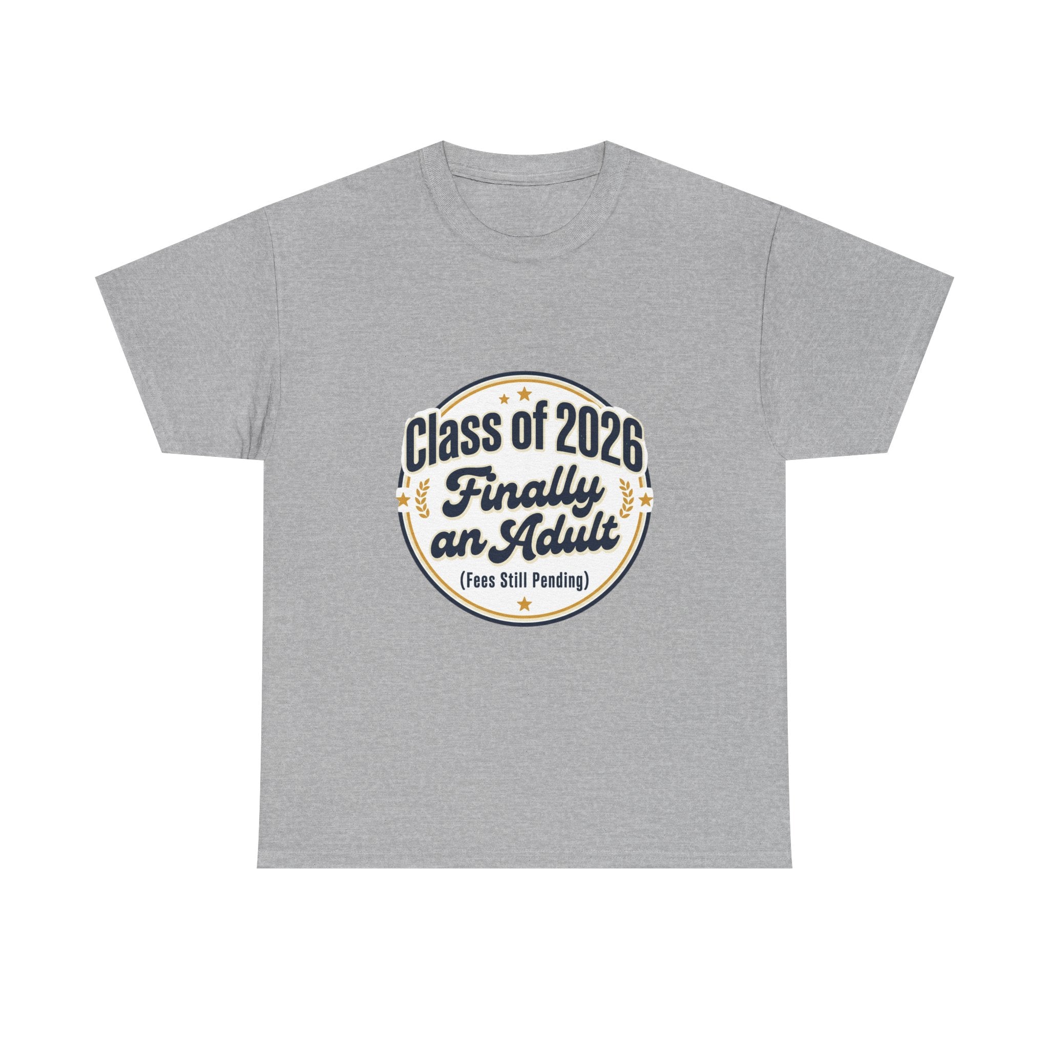 Class of 2026 “Finally an Adult” T‑Shirt — Graduation Novelty Tee