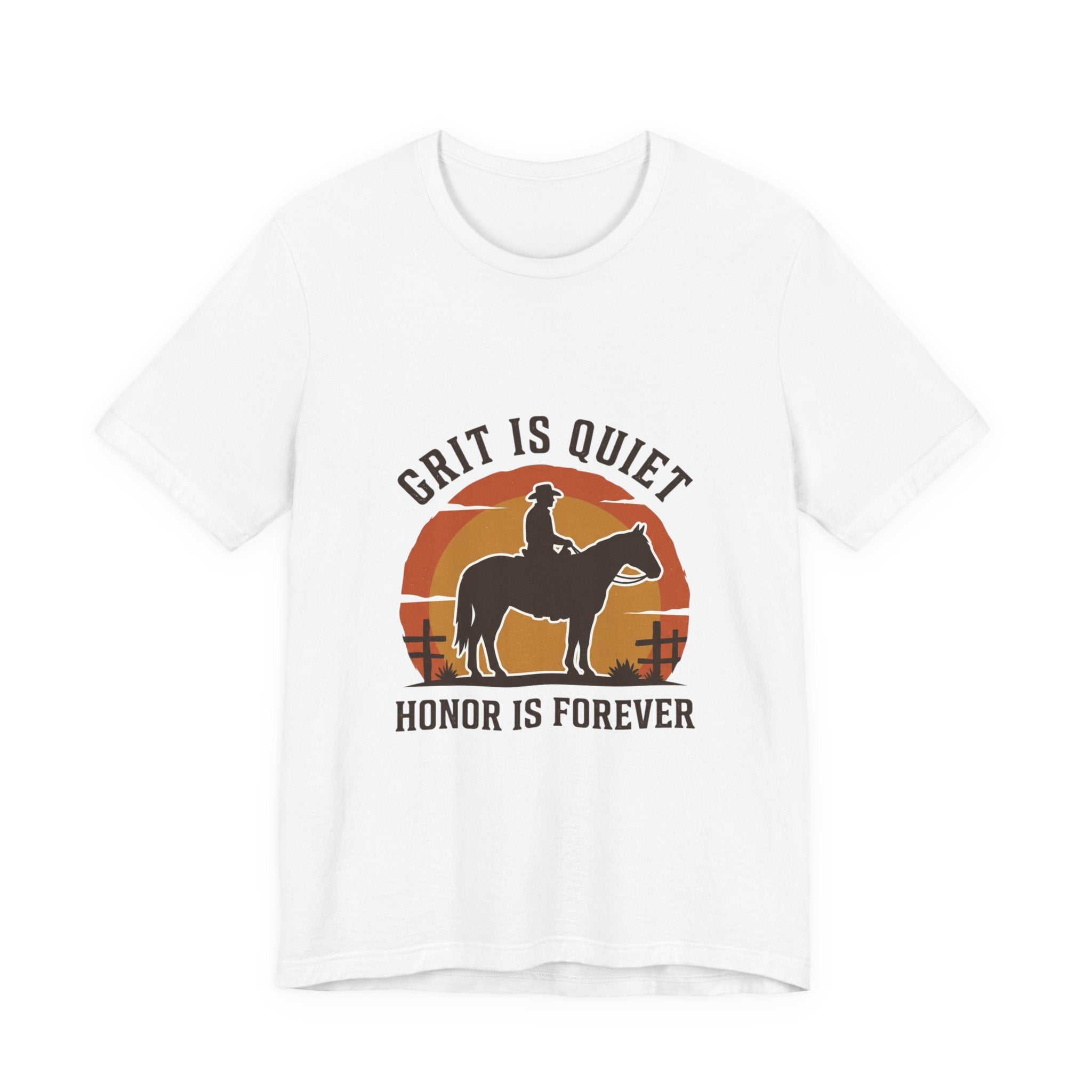 Grit Is Quiet Cowboy Tee | Western Americana, Vintage Rodeo Frontier