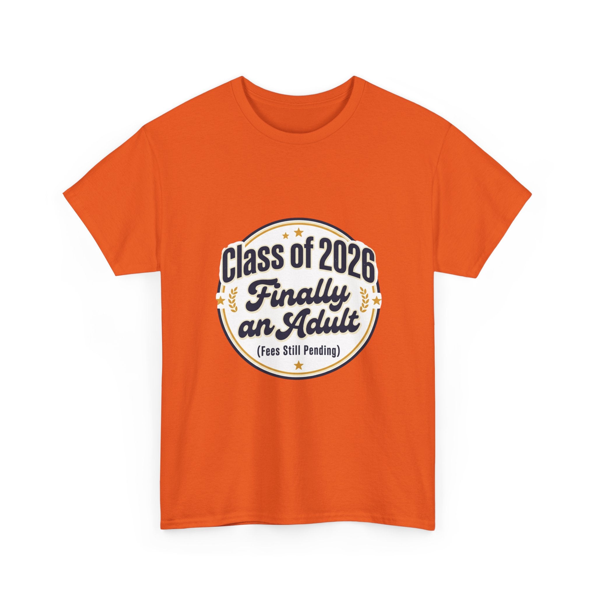Class of 2026 “Finally an Adult” T‑Shirt — Graduation Novelty Tee