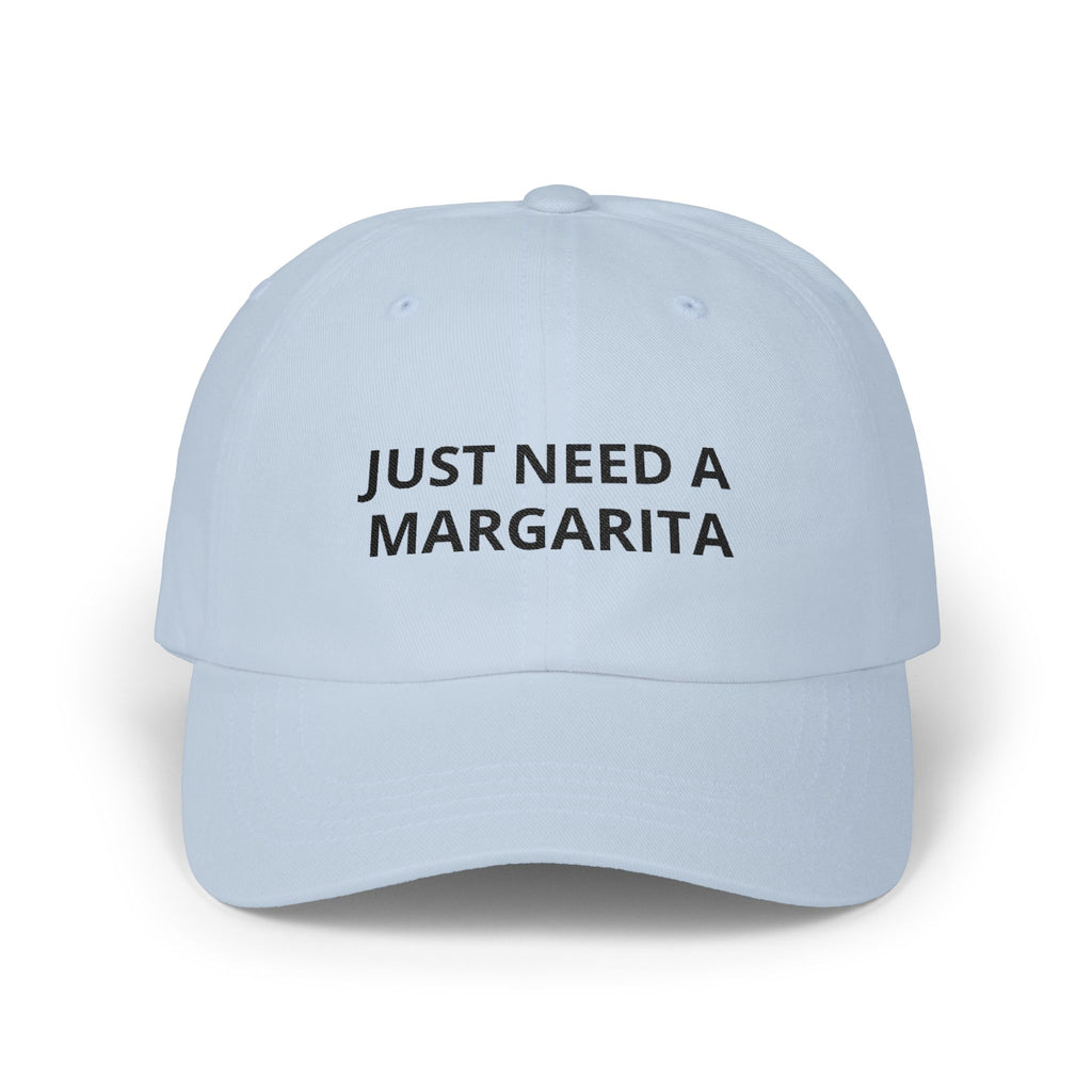 Bridal Party - "Just Need a Margarita" Embroidered Baseball Hat