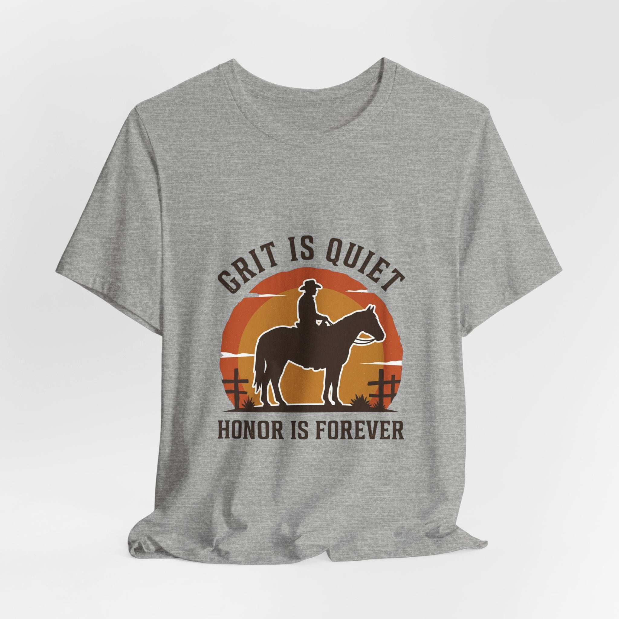 Grit Is Quiet Cowboy Tee | Western Americana, Vintage Rodeo Frontier