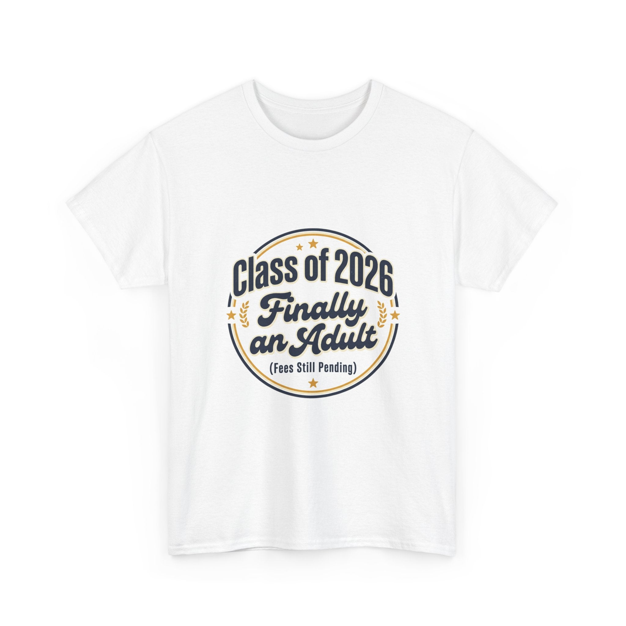 Class of 2026 “Finally an Adult” T‑Shirt — Graduation Novelty Tee