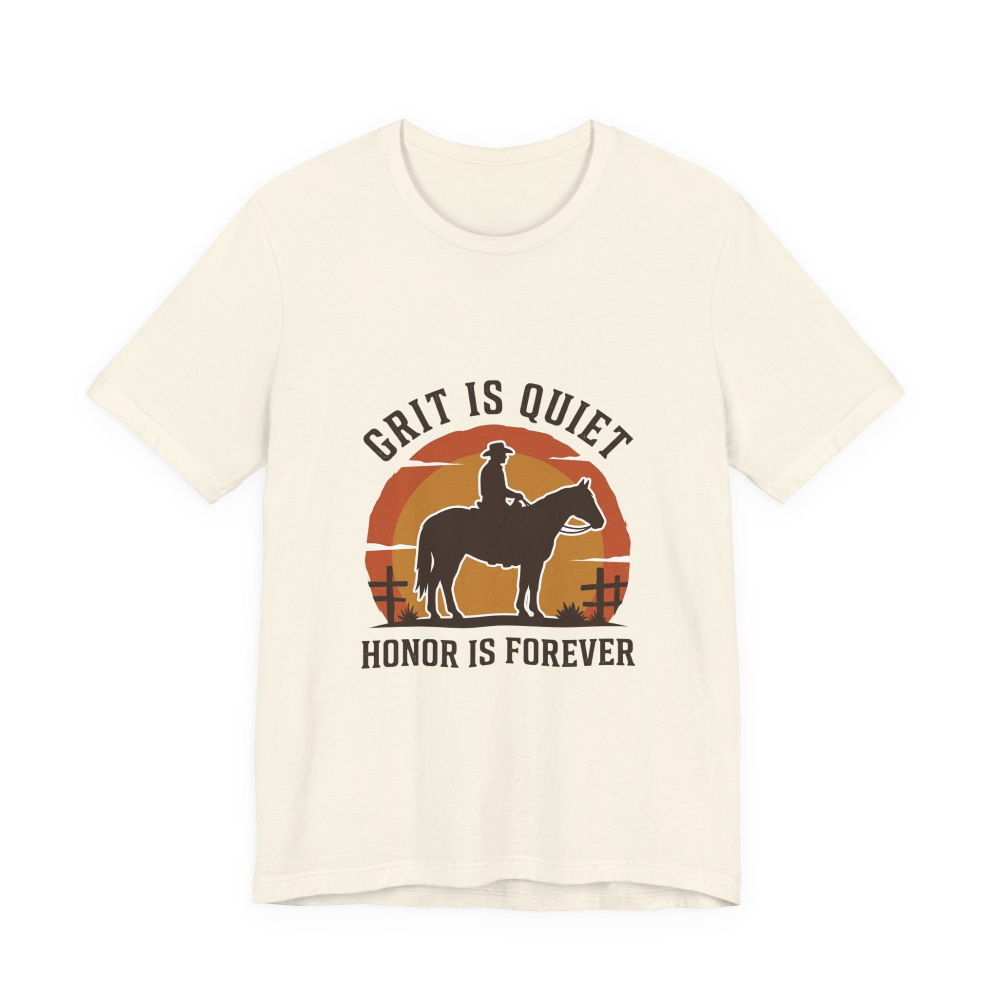 Grit Is Quiet Cowboy Tee | Western Americana, Vintage Rodeo Frontier
