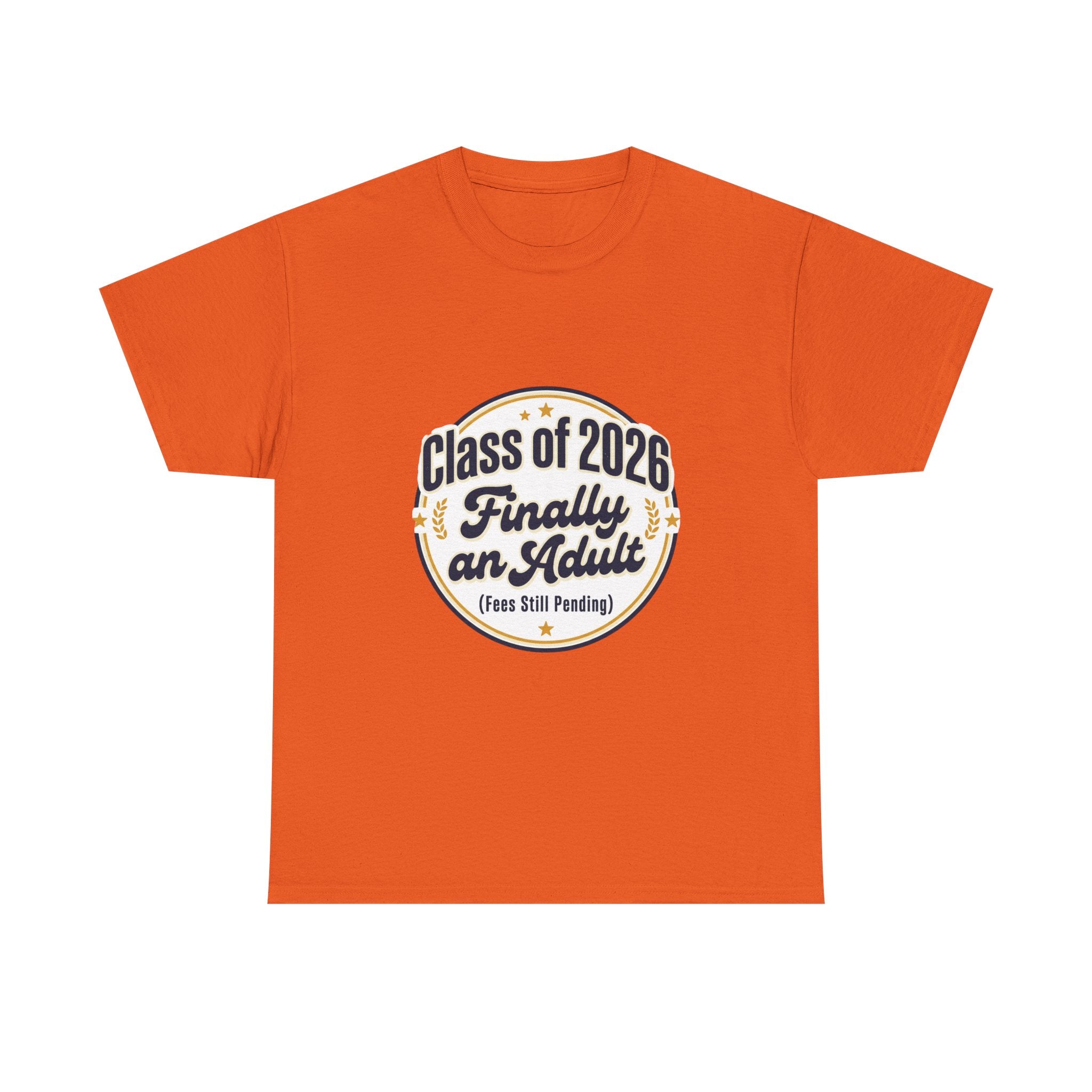 Class of 2026 “Finally an Adult” T‑Shirt — Graduation Novelty Tee