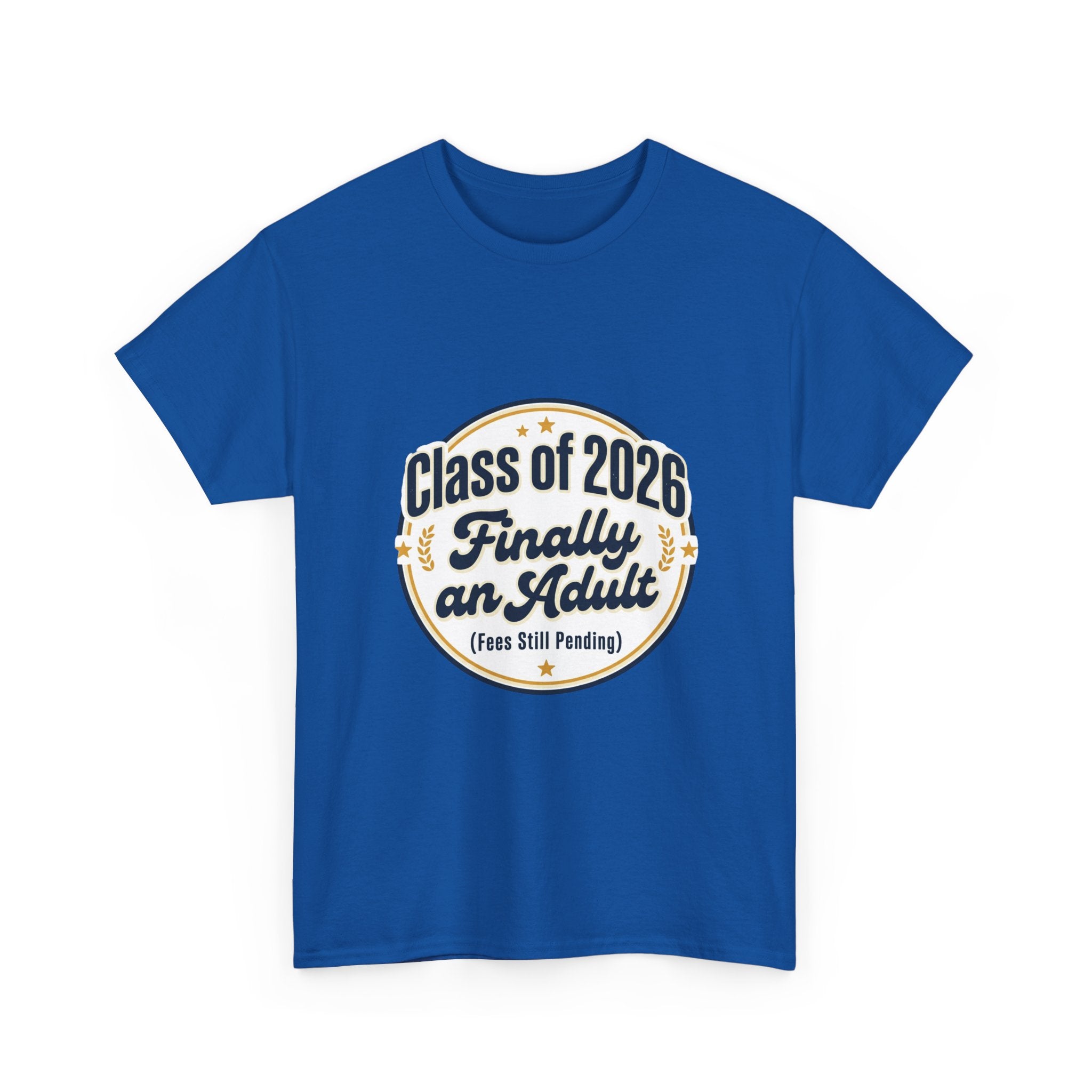 Class of 2026 “Finally an Adult” T‑Shirt — Graduation Novelty Tee