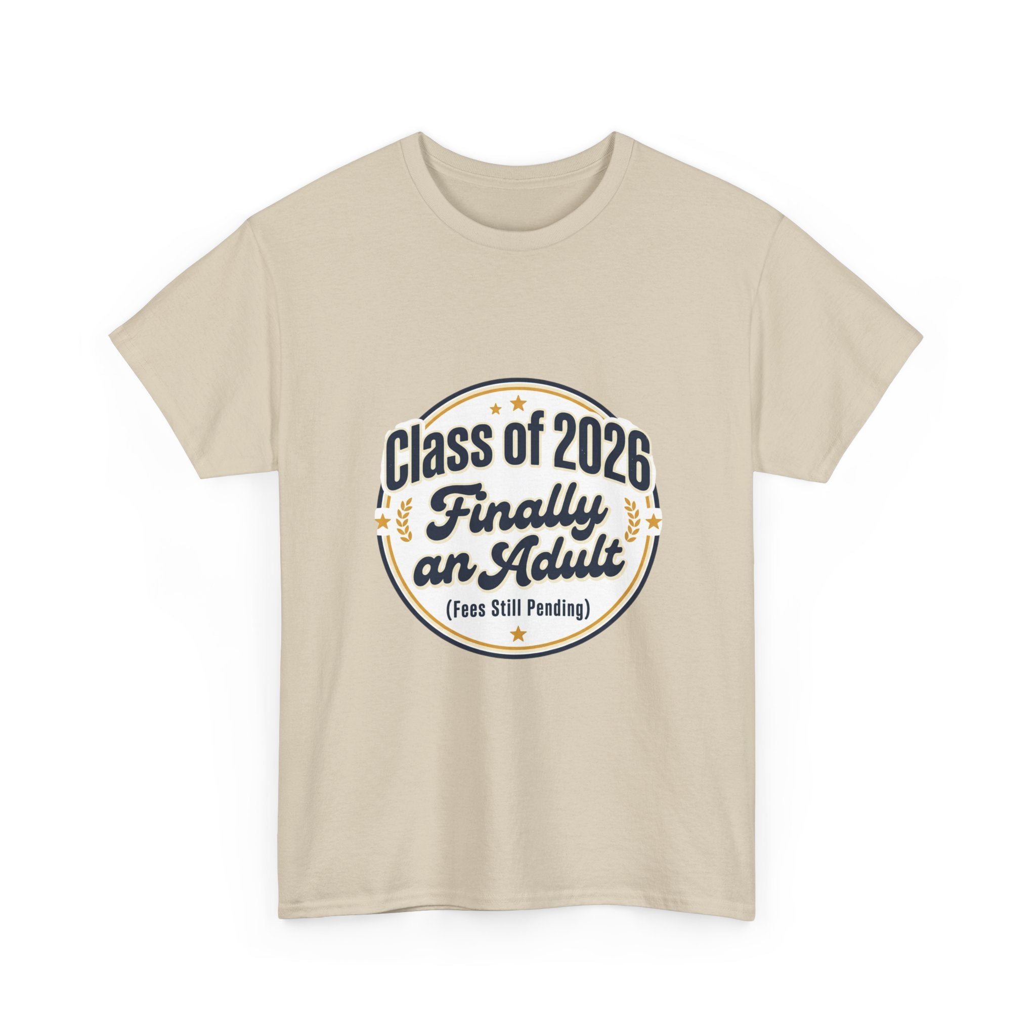 Class of 2026 “Finally an Adult” T‑Shirt — Graduation Novelty Tee
