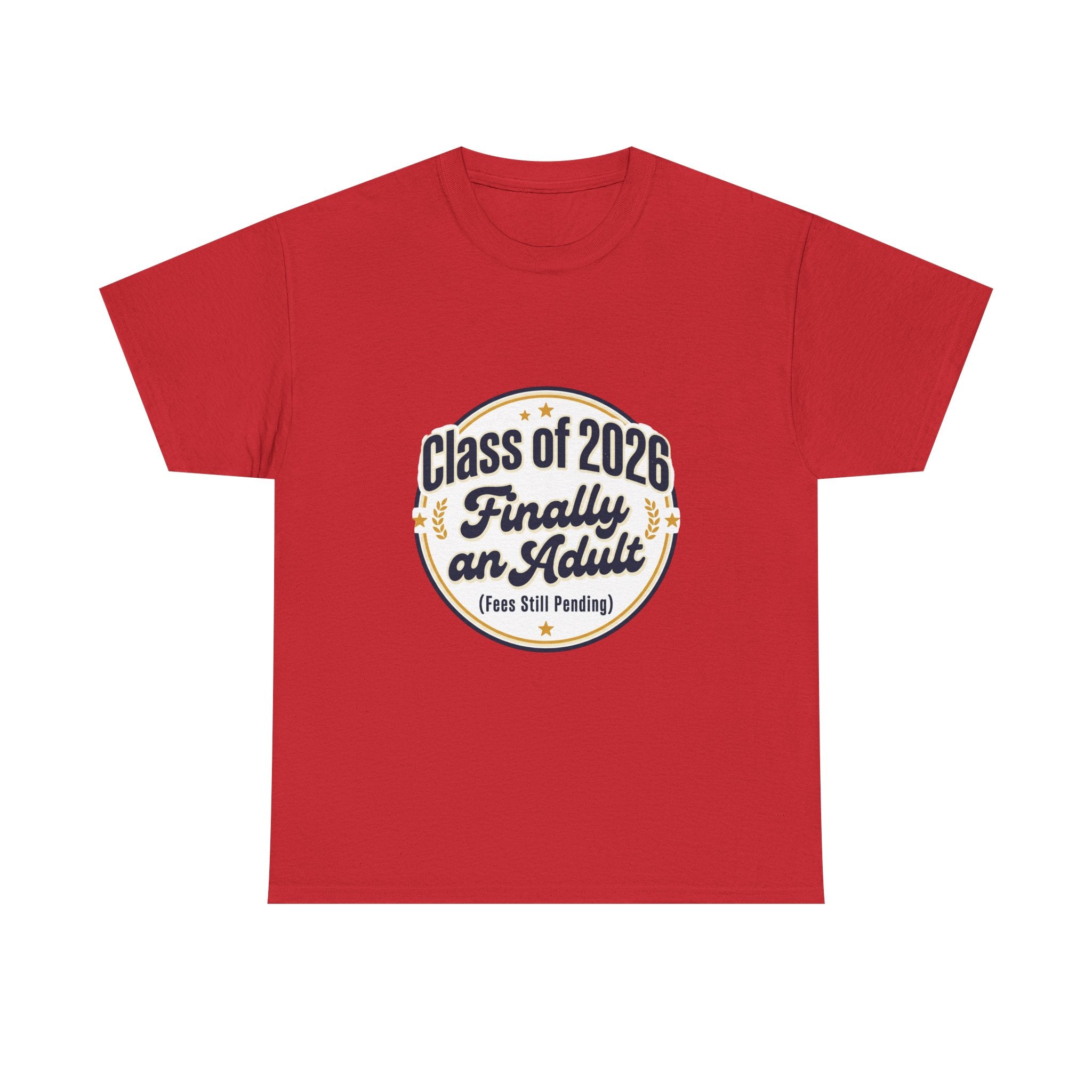 Class of 2026 “Finally an Adult” T‑Shirt — Graduation Novelty Tee
