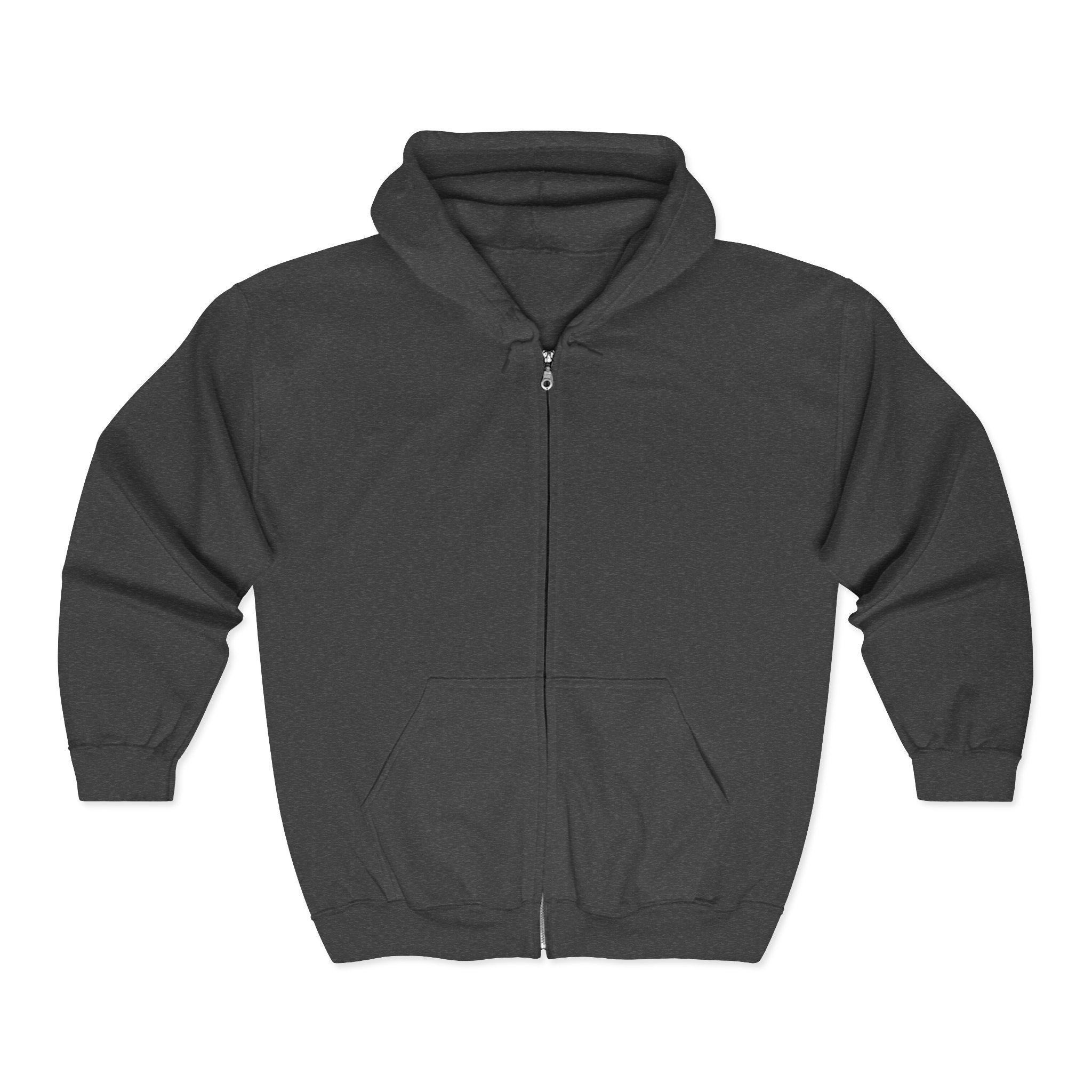 Zip Hoodie — 'Rebel Moms Do It Better' Retro Skull Graphic