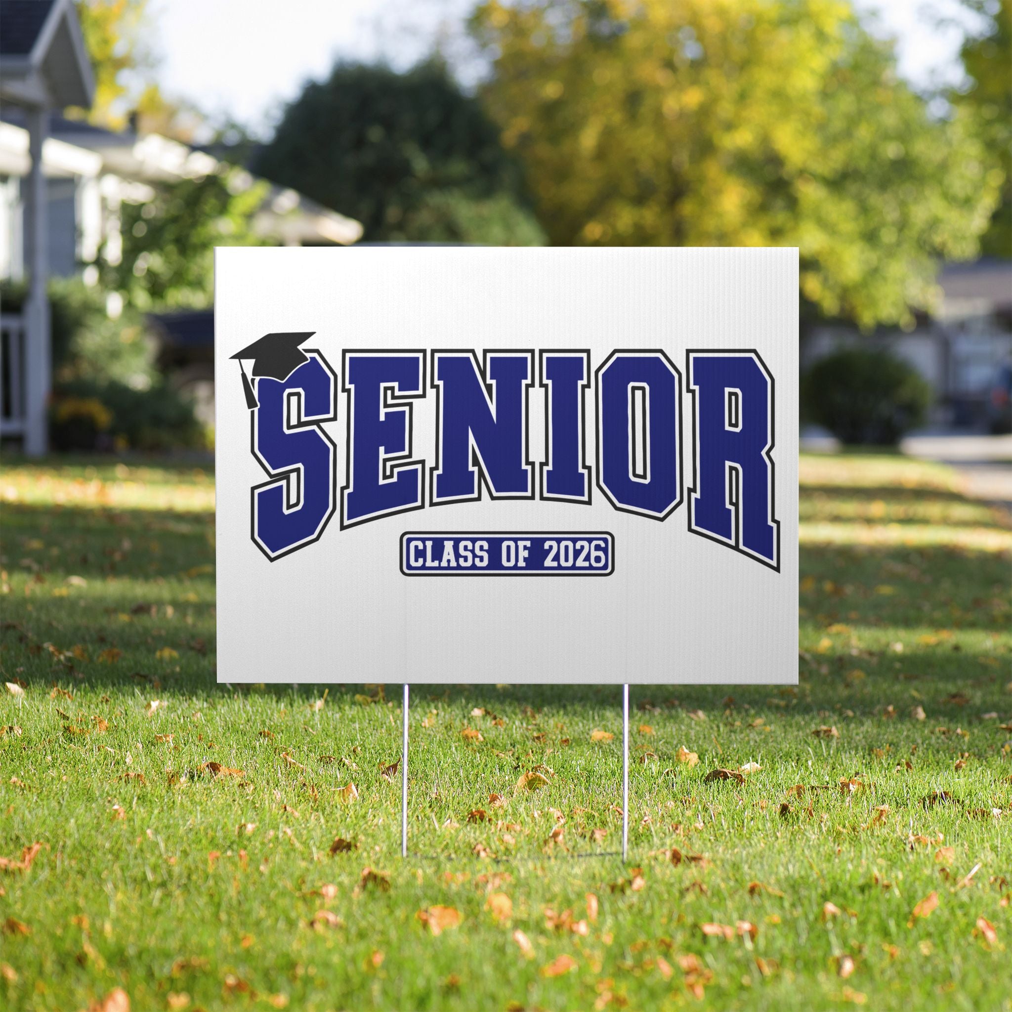 Senior Class of 2026 Yard Sign – Graduation Celebration Lawn Sign