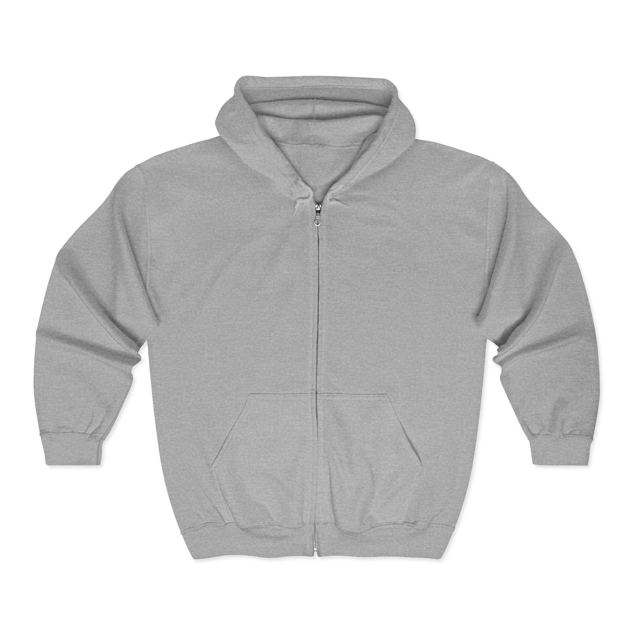 Zip Hoodie — 'Rebel Moms Do It Better' Retro Skull Graphic