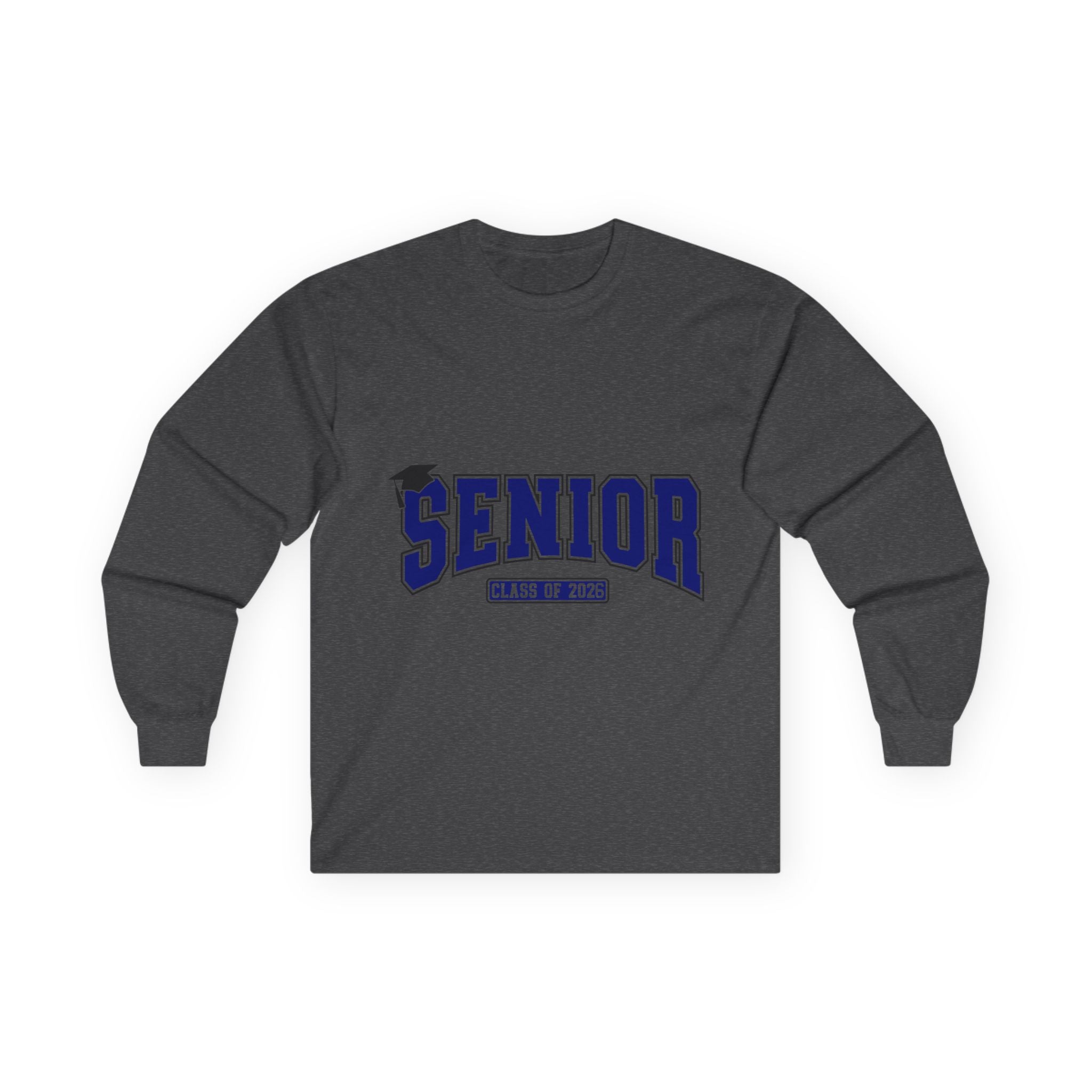 Senior Class of 2025 Long Sleeve Tee — Graduation Cap Graphic