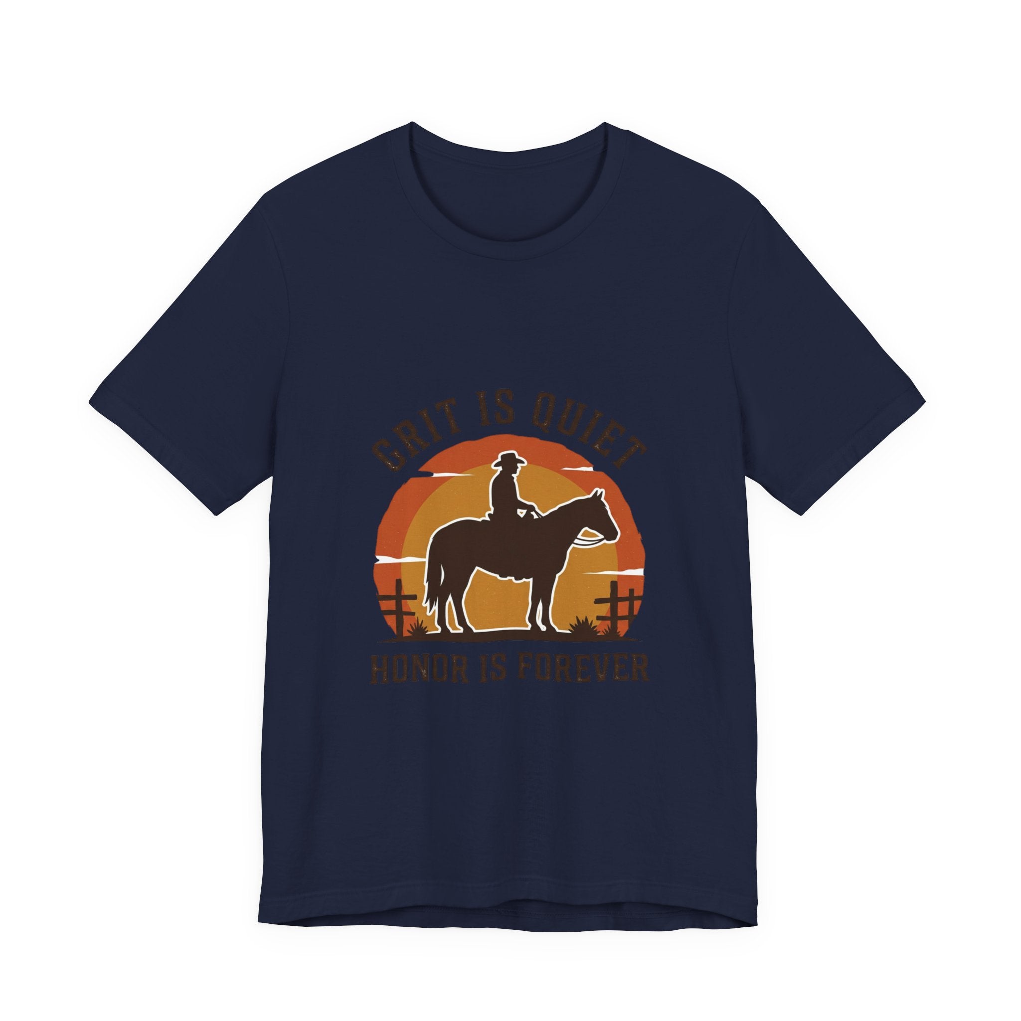 Grit Is Quiet Cowboy Tee | Western Americana, Vintage Rodeo Frontier