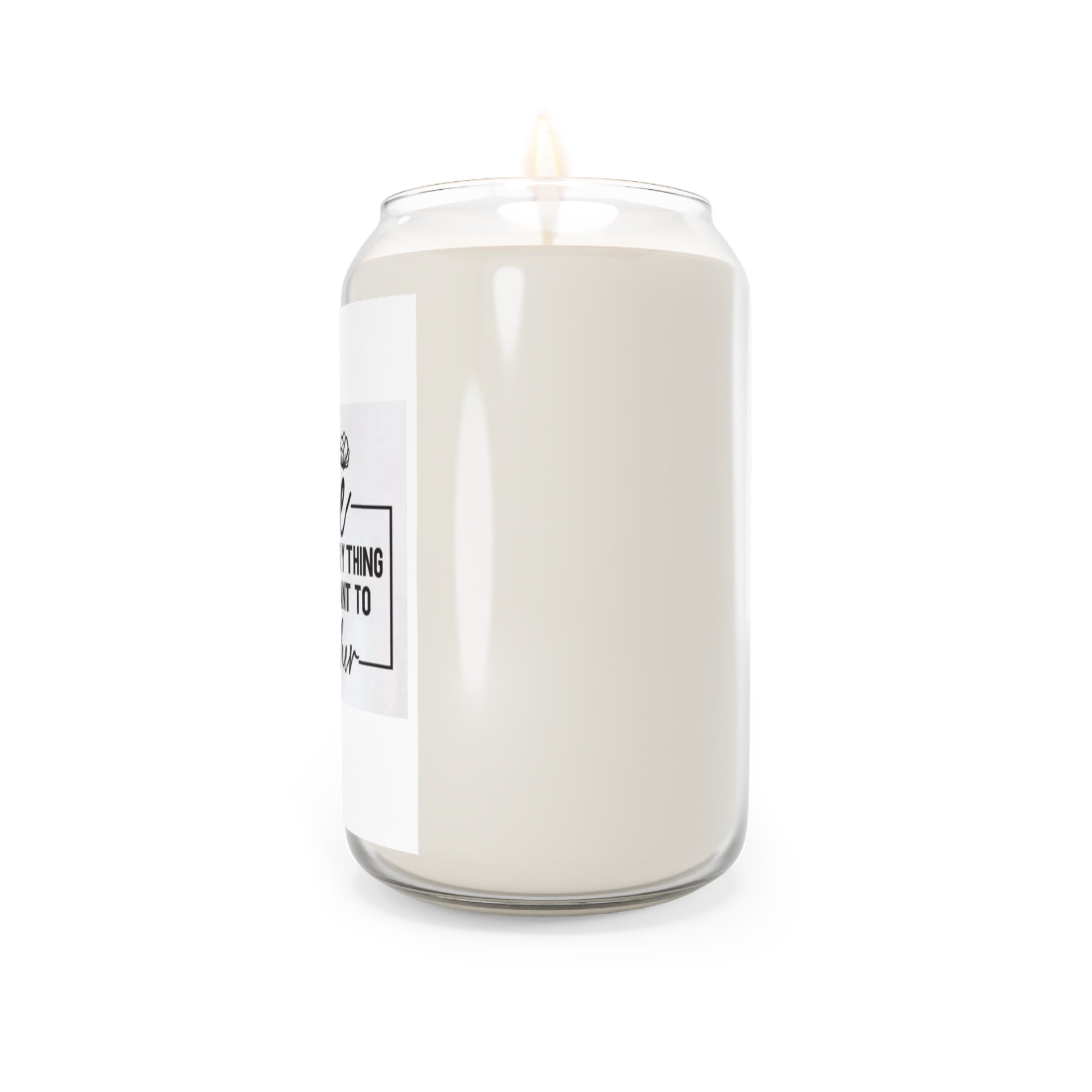 Inspirational Soy Candle — "She Overcame Everything That Was Meant to Destroy Her" (13.75 oz)