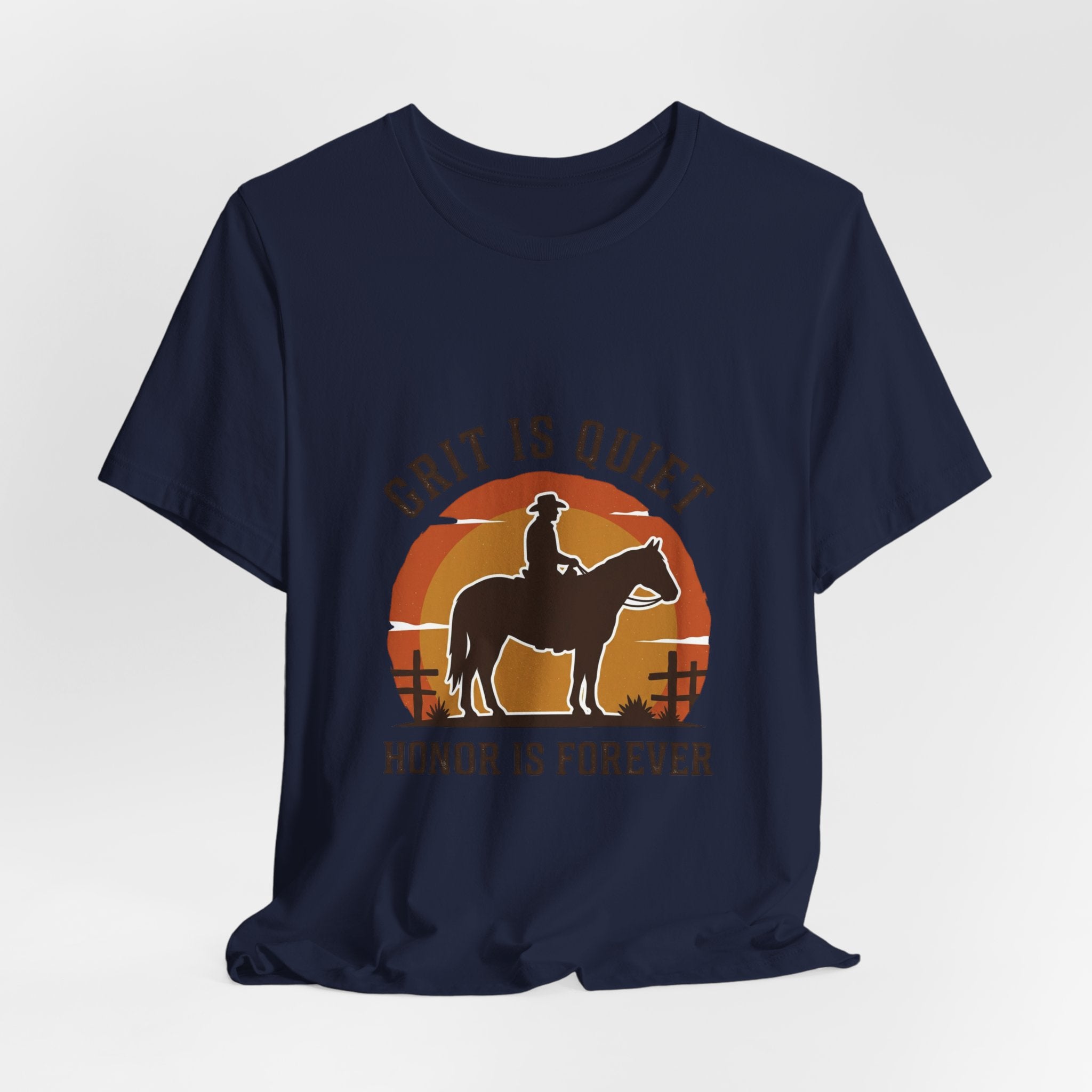 Grit Is Quiet Cowboy Tee | Western Americana, Vintage Rodeo Frontier