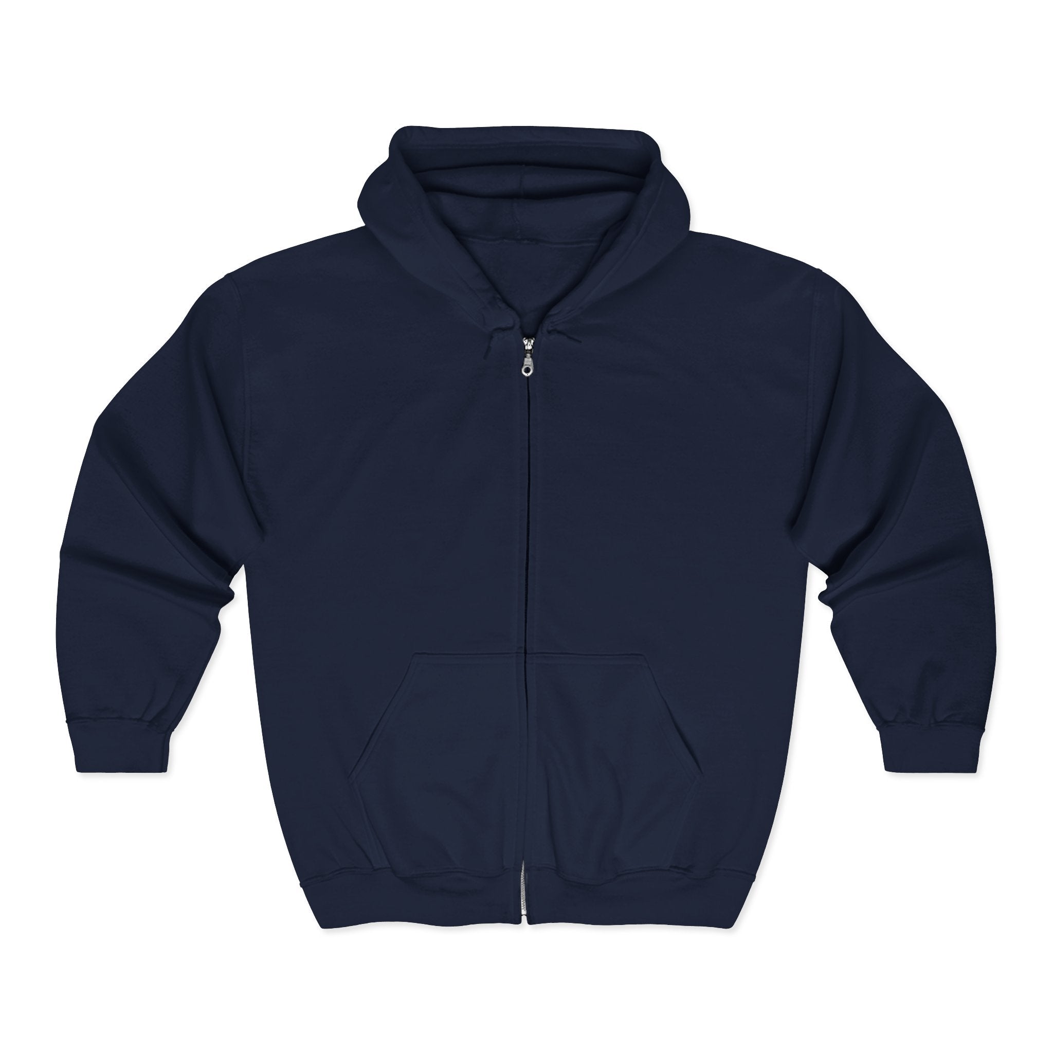 Zip Hoodie — 'Rebel Moms Do It Better' Retro Skull Graphic