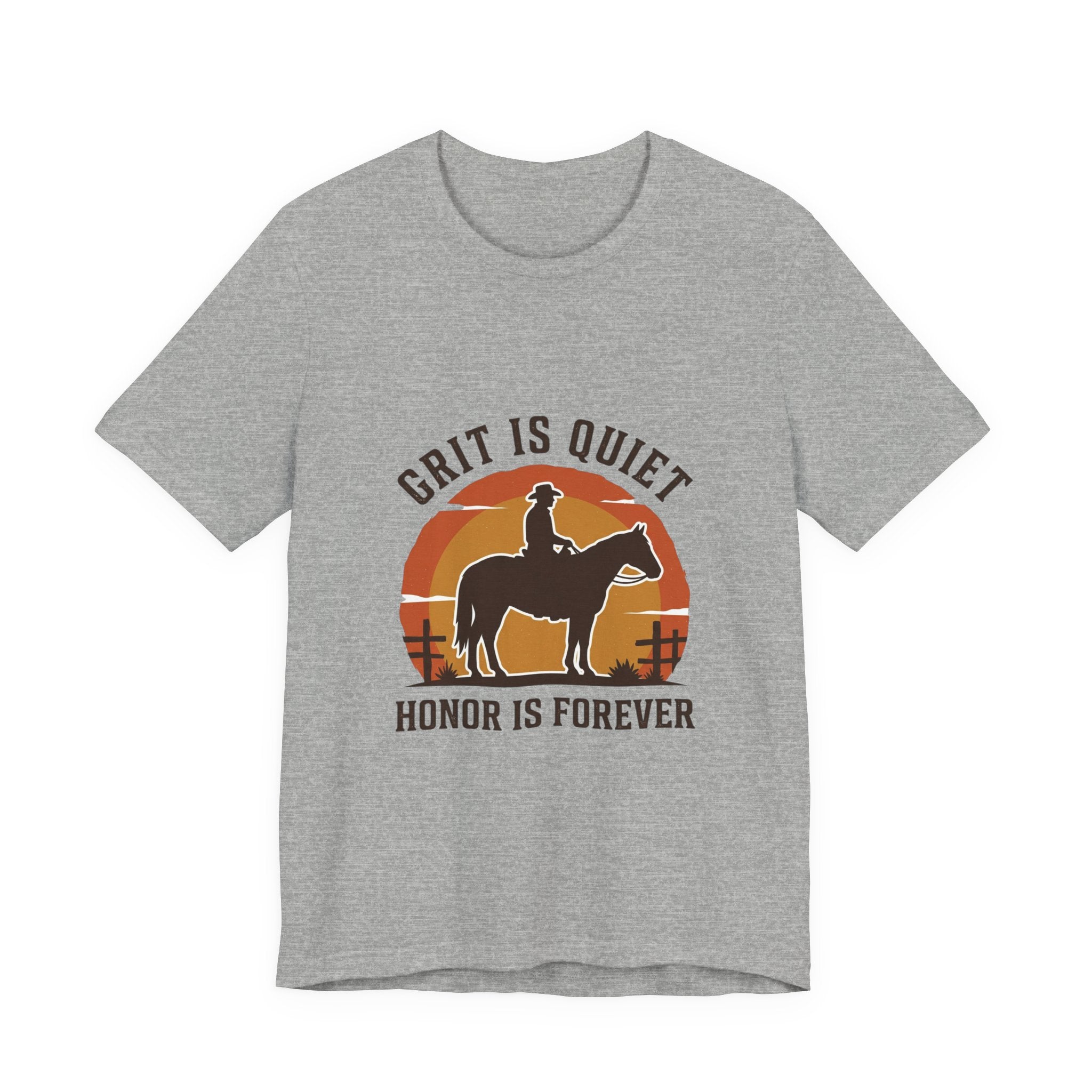 Grit Is Quiet Cowboy Tee | Western Americana, Vintage Rodeo Frontier